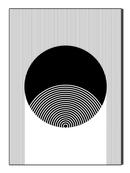 Quadro Abstrato para Sala em Tela Geométrica