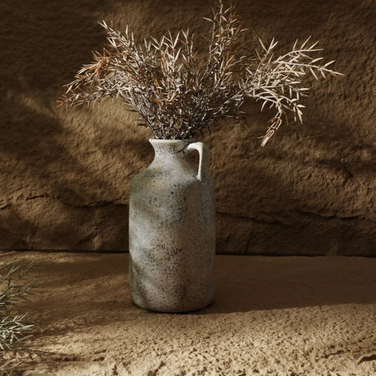 Vaso Cerâmico de Mesa para Sala Decorativo Premium