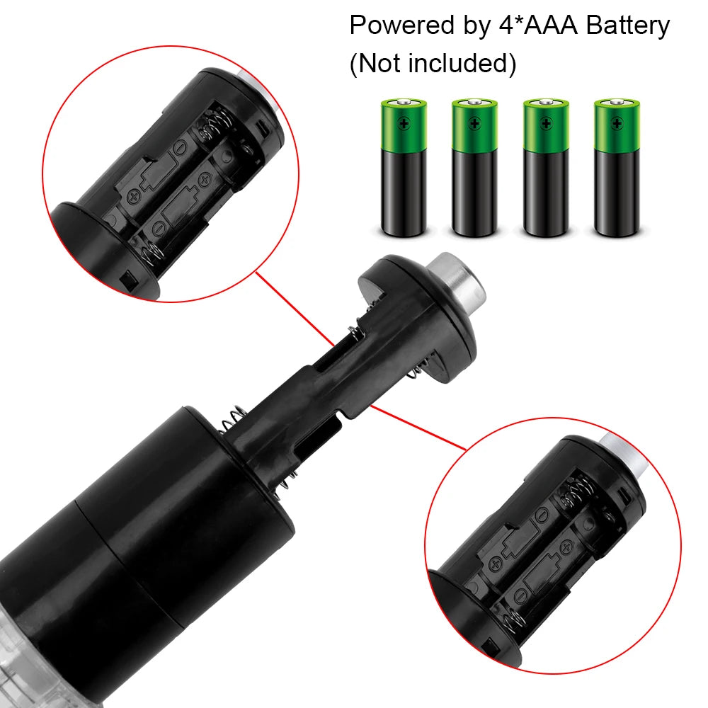 Moedor Elétrico de Especiarias para Cozinha com LED