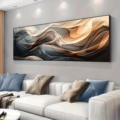 Painel Canvas Para Quarto Sem Moldura Arte Abstrata