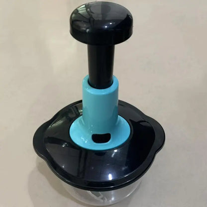 Processador Manual Multifuncional para Legumes com Lâmina Protegida