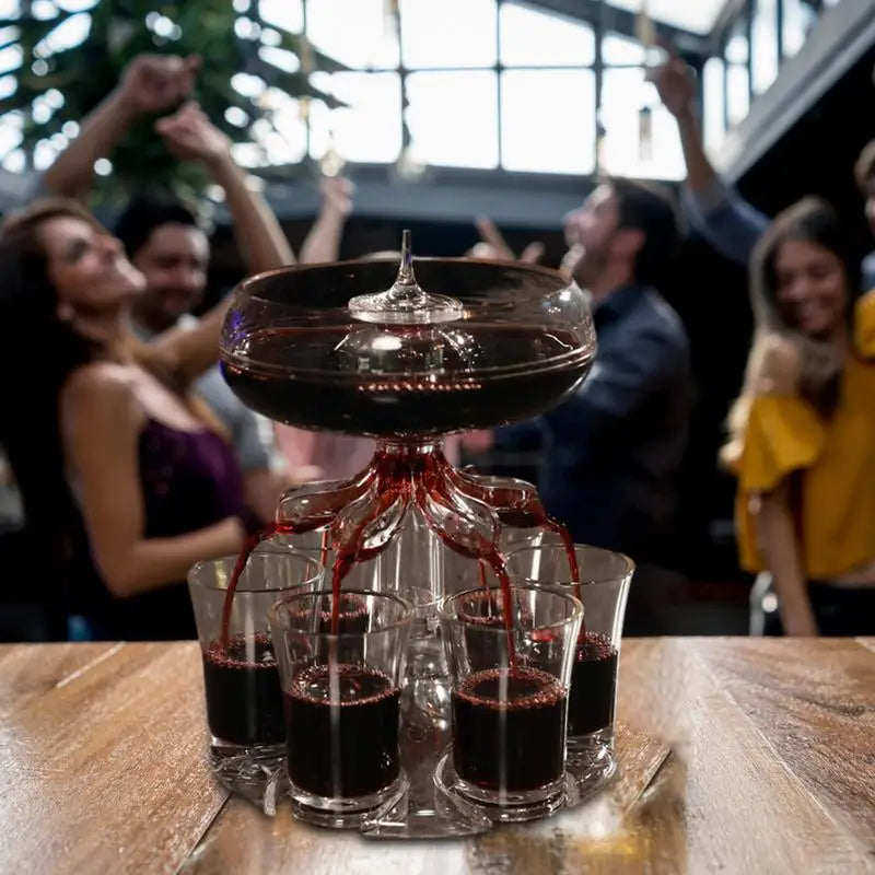 Dispensador De Vidro Para Festa Com Suporte