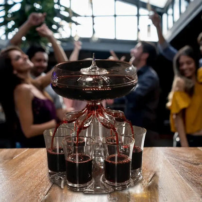 Dispensador De Vidro Para Festa Com Suporte