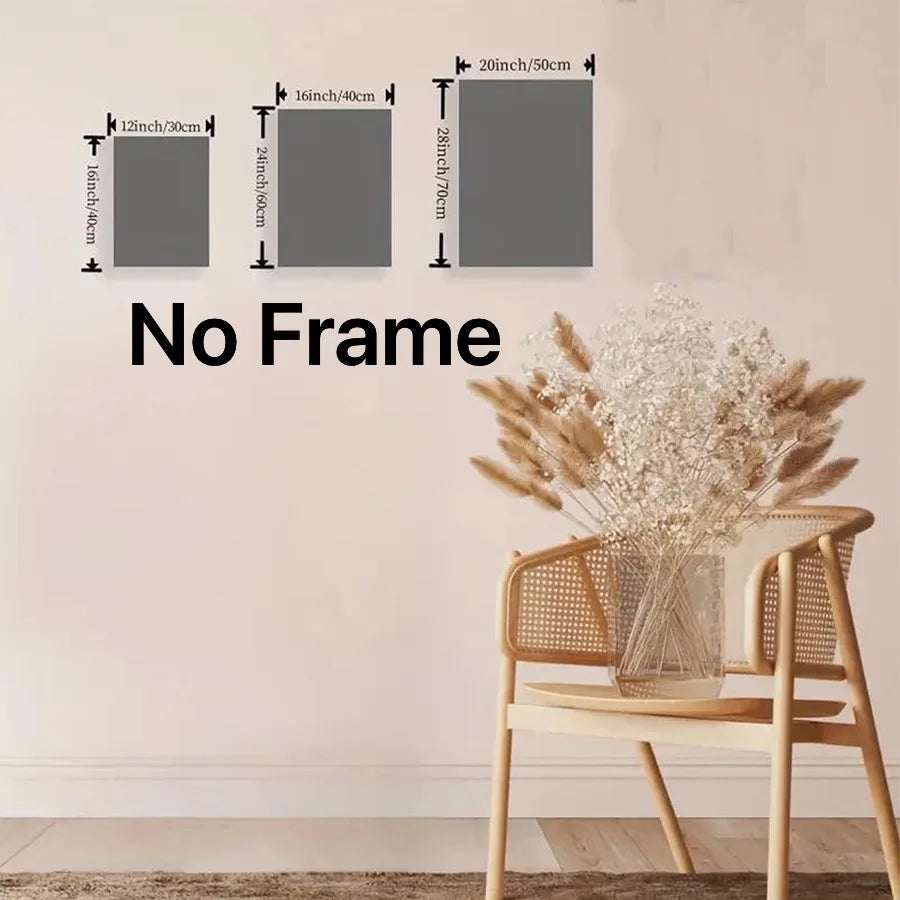 Artes Abstratas Para Parede Em Lona Sem Moldura