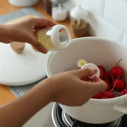 Frascos Especiarias Vidro Reutilizável Cozinha Etiquetas Adesivas Organizacionais