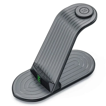 Carregador Estação Multifuncional Sem Fio Quadrupla Galaxy