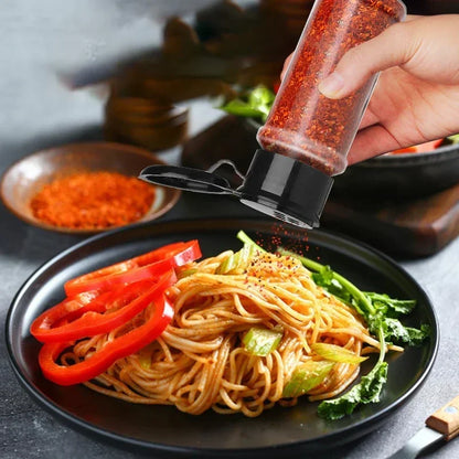 Conjunto De Frascos Para Especiarias Com Organizador Multifuncional