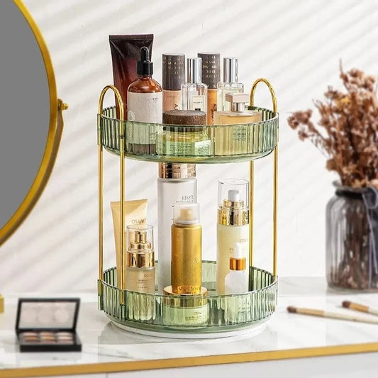 Inovacazza Organizador Giratório 360° Maquiagem Alta Capacidade