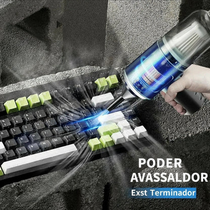 Aspirador Portátil Ultrapotente para Carro e Casa Multifuncional