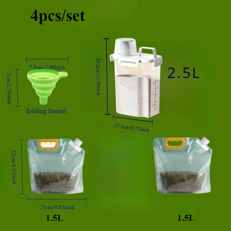Recipiente Hermético para Armazenamento de Grãos Multiuso