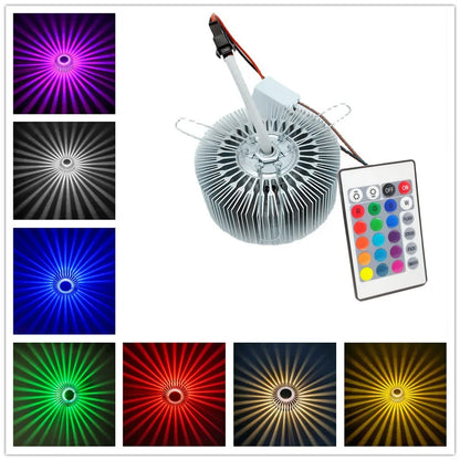 Luz De Teto LED Colorida 3W Sala Decorativa