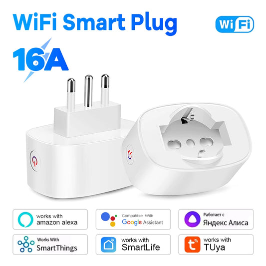 Tomada Inteligente Wi-Fi para Residências com Monitor de Energia e Controle via App