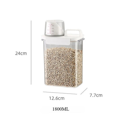 Recipientes Herméticos De Armazenamento Para Despensa Com Vedação