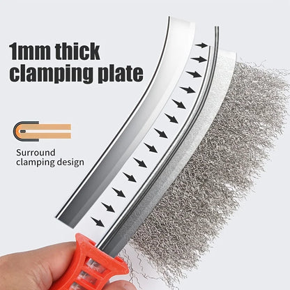 Escova De Arame De Aço Industrial Para Grelhas