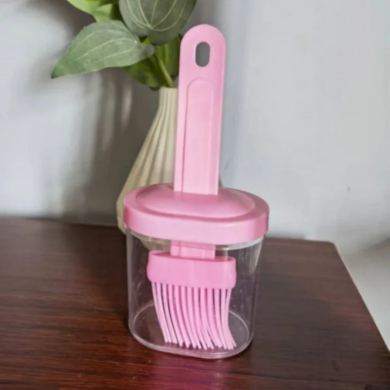 Escova Churrasco Dividida Premium Resistente a Calor Silicone