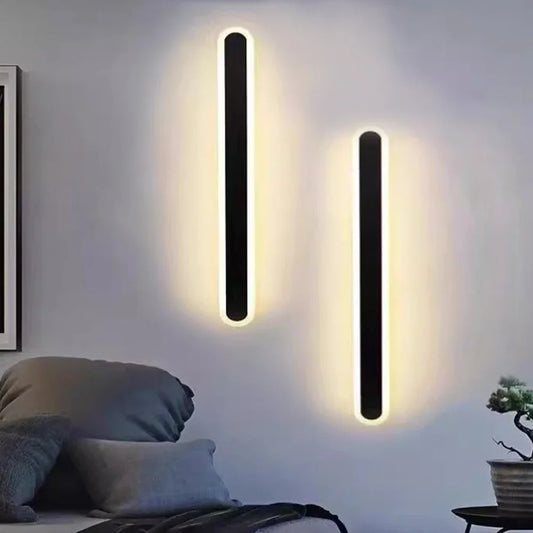 Arandela LED Moderna de Parede para Quarto e Sala, Ideal para Decoração Interior