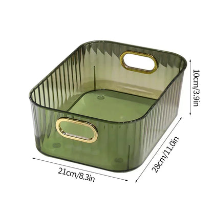 Organizador Acrílico Para Maquiagem E Cosméticos De Banheiro Com Design Moderno E Uso Versátil