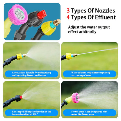 Pulverizador Elétrico Portátil de Horticultura Multiuso Rega Aplica Pesticidas Profissional