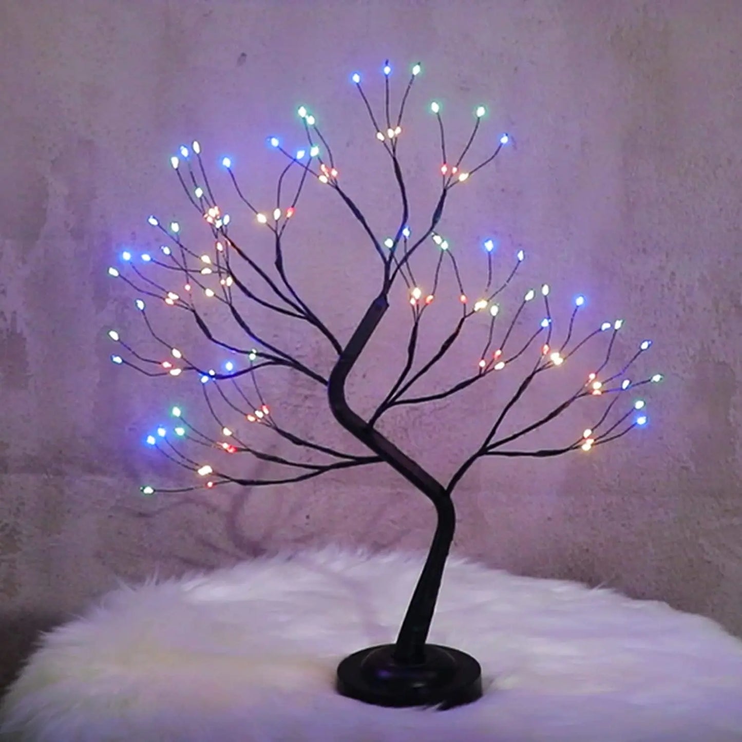 Árvore LED Decorativa Multifuncional Para Quarto Com Toque