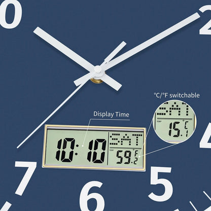 Relógio De Parede Digital Com Temperatura Para Sala