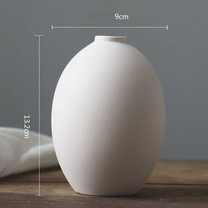 Vaso Cerâmico De Mesa Para Sala Decorativo Premium