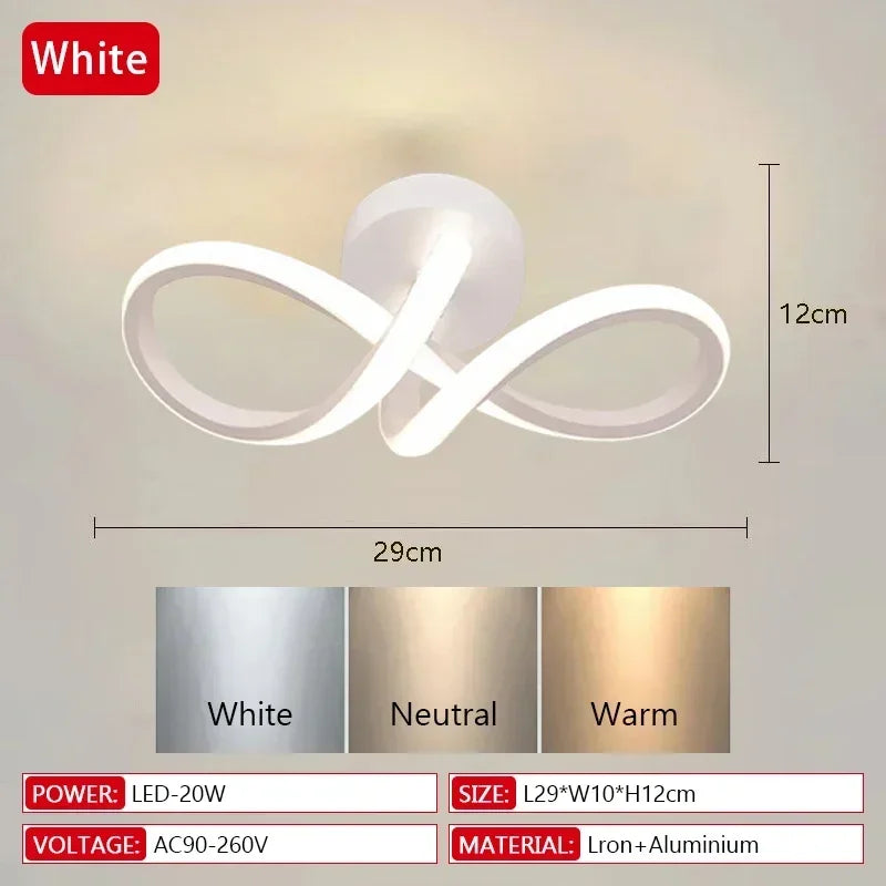 Luminária De Teto LED Para Corredor Residencial Premium