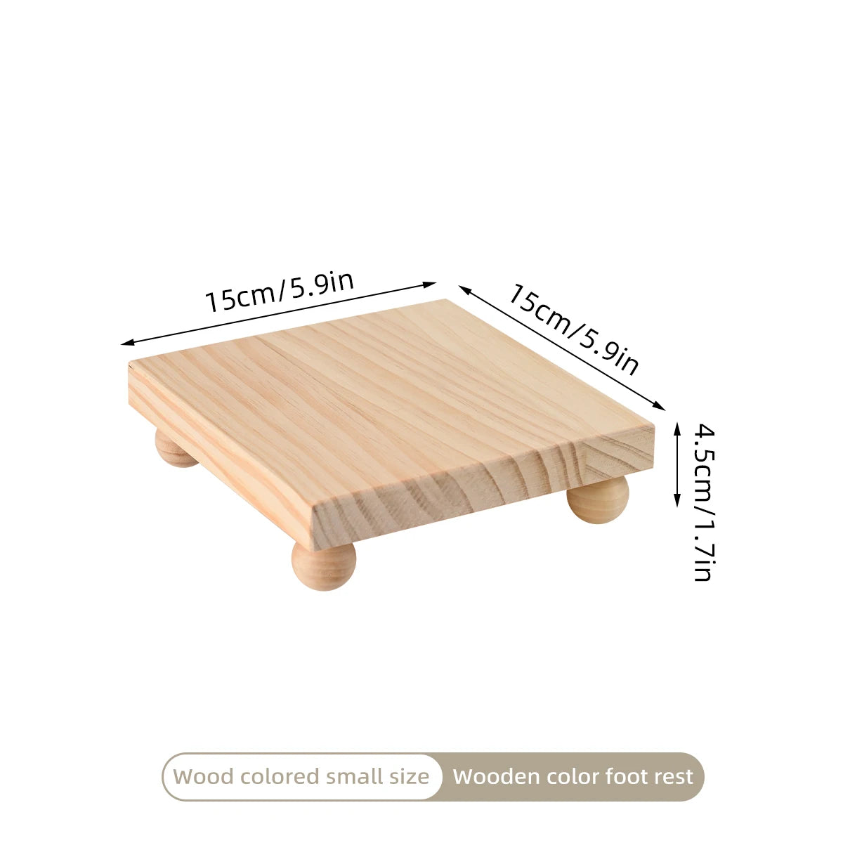Bandeja Organizadora Multifuncional de Madeira Maciça para Joias