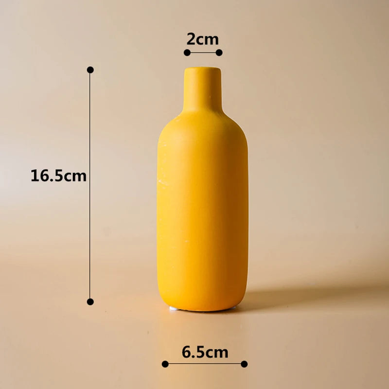 Vaso Decorativo Para Arranjos Secos Estilo Nórdico