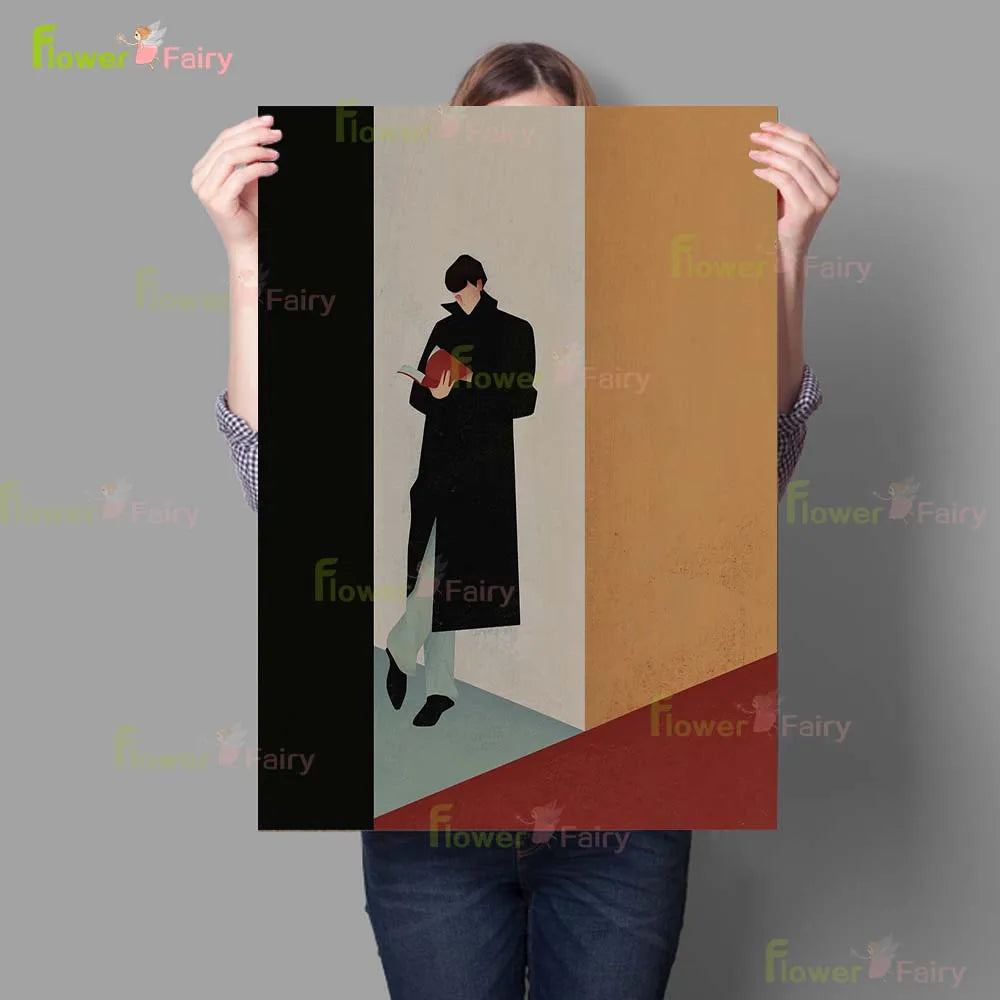 Pintura Abstrata Minimalista Para Sala Estar Nórdico Contemporâneo