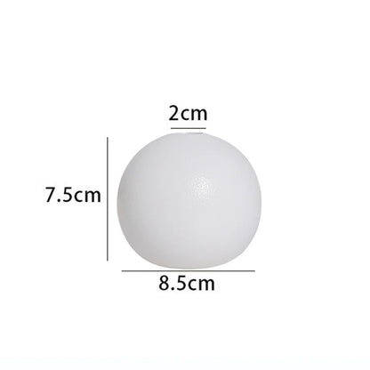 Vaso Oval de Cerâmica Decorativo Minimalista Sala Nórdica