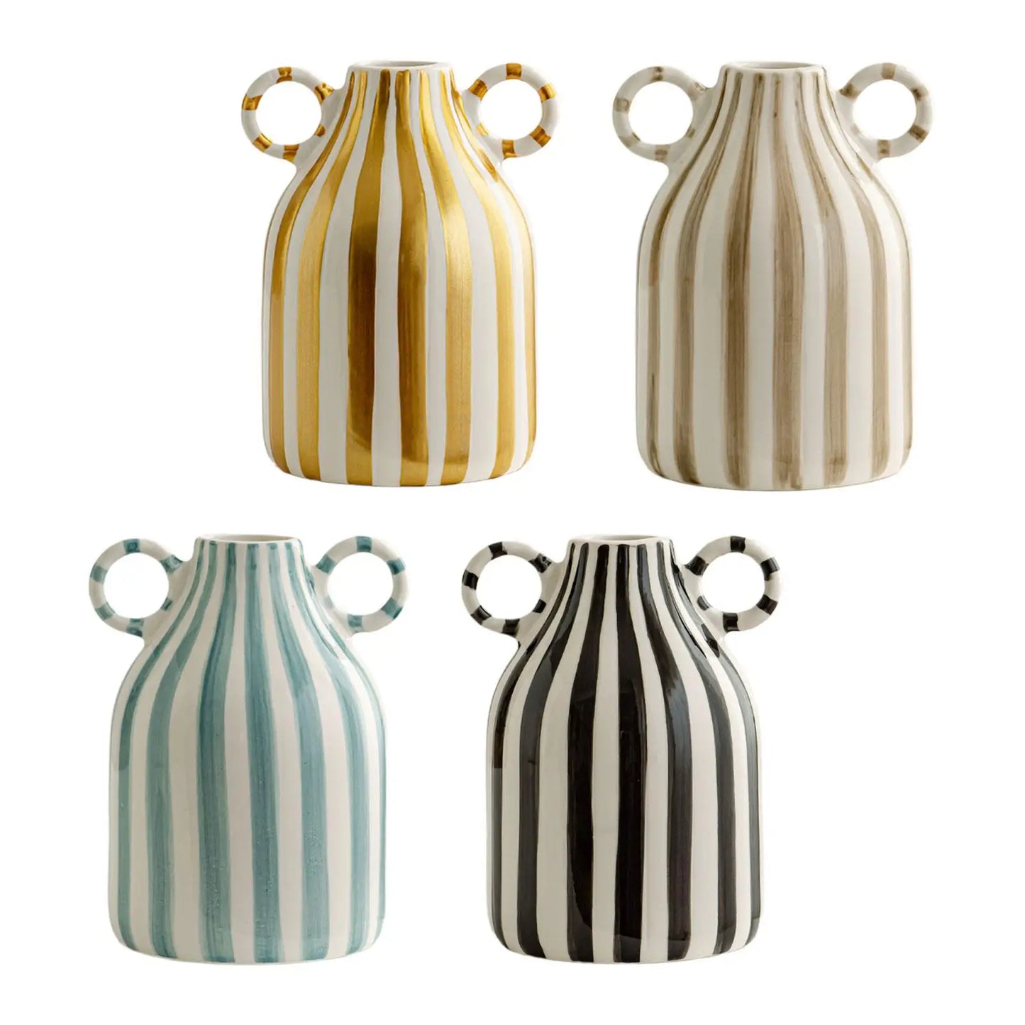 Vaso Decorativo de Porcelana Pequeno Boho Nórdico para Casa Moderna