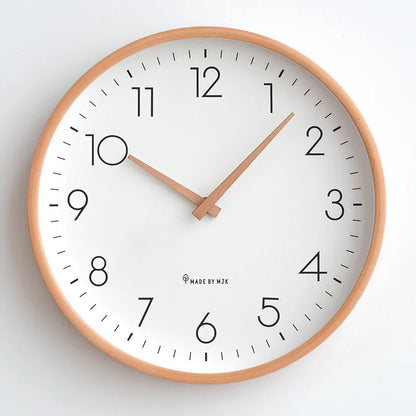 Relógio De Parede Para Cozinha Em Madeira Maciça