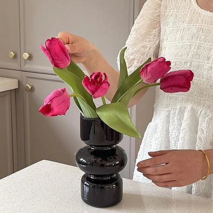 Vaso Cristalino Decorativo Ultragrande Transparente Hidroponia Retrô Medieval