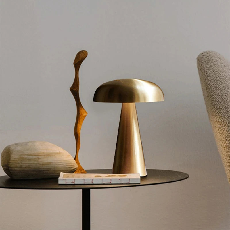 Candeeiro De Mesa Recarregável Para Quarto Iluminação Regulável