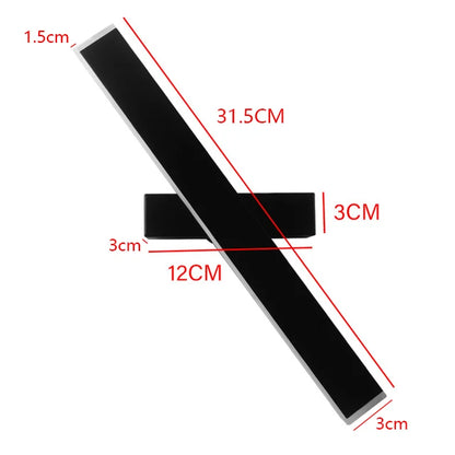 Luminária De Parede Madeira Para Sala LED Ajustável