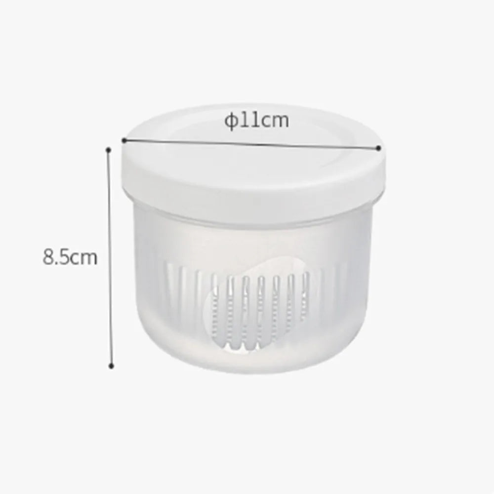 Armazenamento Inteligente De Alimentos Para Geladeira Com Dreno