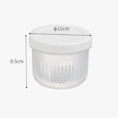 Armazenamento Inteligente De Alimentos Para Geladeira Com Dreno