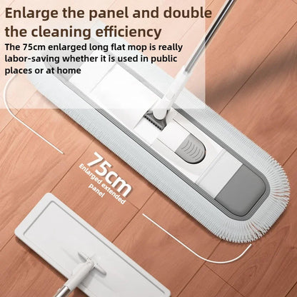 Esfregão Industrial Microfibra Cabeça Removível Lavável Profissional Multifuncional