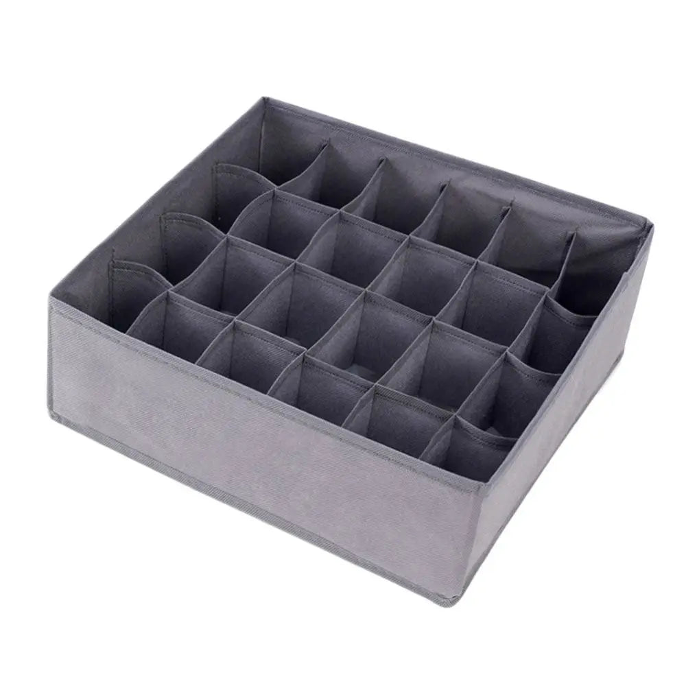 Organizador de Roupas Íntimas com Divisores Ajustáveis em Plástico para Economia de Espaço