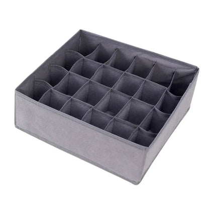 Organizador de Roupas Íntimas com Divisores Ajustáveis em Plástico para Economia de Espaço