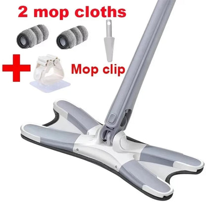 Esfregão Portátil Com Microfibra Giratória 360 Graus