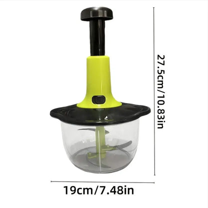 Processador Manual Multifuncional para Legumes com Lâmina Protegida