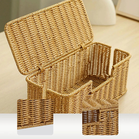 Caixa Organizadora Multiuso Com Tampa Protetora Elegante e Gestao De Fios