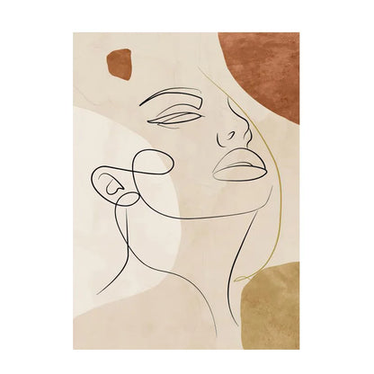 Quadro Moderno Abstrato para Sala de Estar Tela