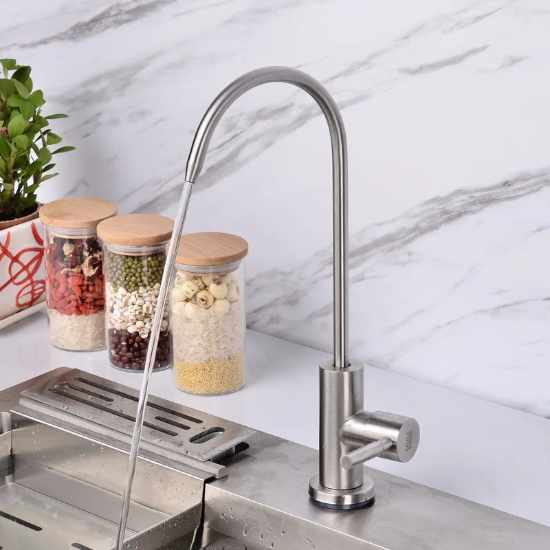 Torneira de Água Potável para Purificador de Pia Residencial Sem Chumbo com Conexão Padrão e Fácil Limpeza