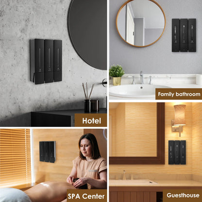 Dispensador De Shampoo Para Parede Do Chuveiro Recarregável