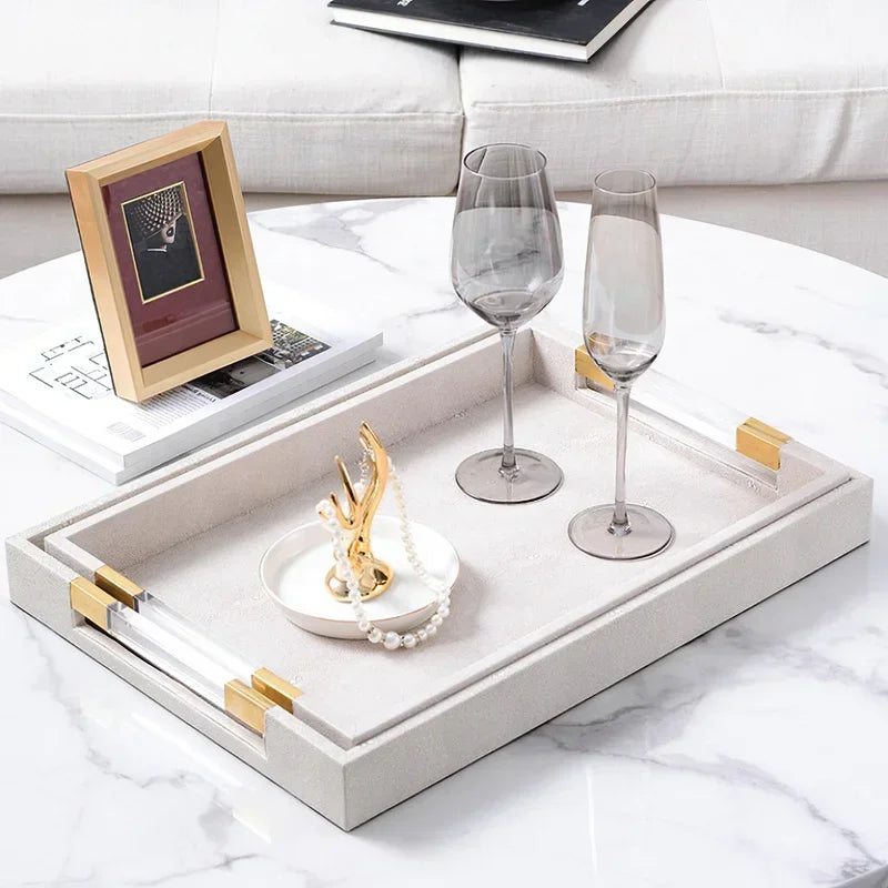 Bandeja Organizadora Retangular Para Cozinha Em Metal