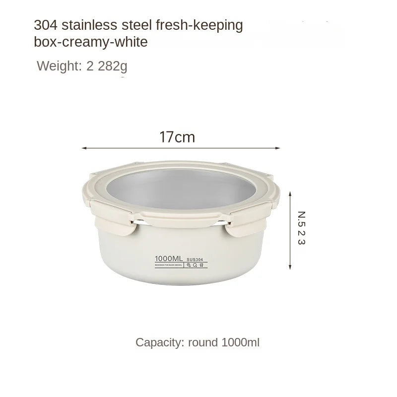 Recipiente Hermético Em Aço Inoxidável Para Refeições Multiuso