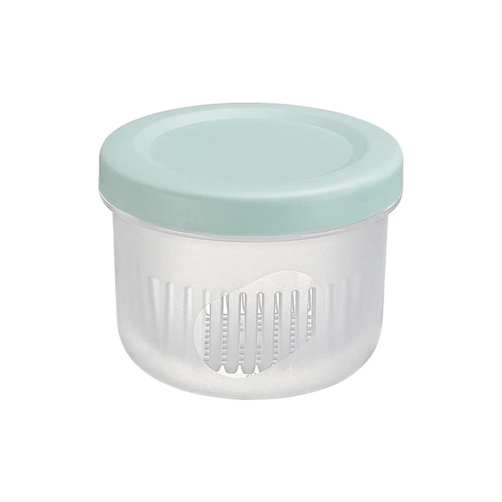 Armazenamento Inteligente De Alimentos Para Geladeira Com Dreno