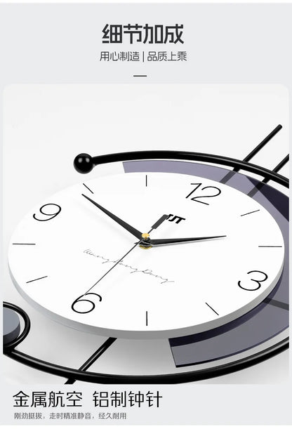 Relógio De Parede Moderno Para Sala Decorativo Geométrico